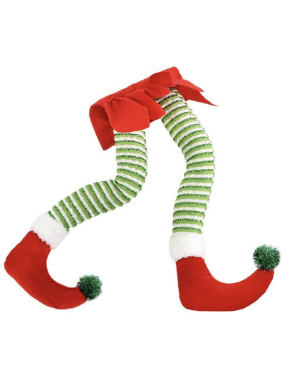 christmas elf leg ornament