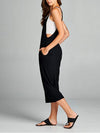 Black capri jumpsuit