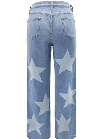 Star baggy jeans