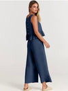 Blue set of 2. Top and lounge pants
