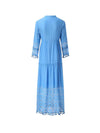 Wapas boho blue maxi dress