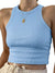 Light blue tank top