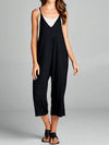 Black capri jumpsuit